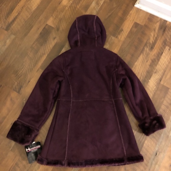 NWT Girls Shearling coat - Picture 2 of 5